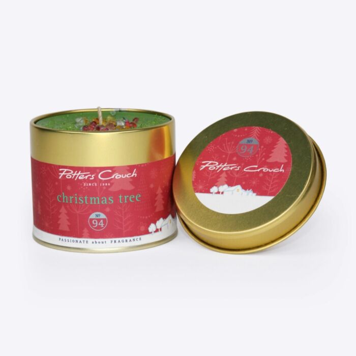 Potters Crouch - Candle Tin - Christmas Tree
